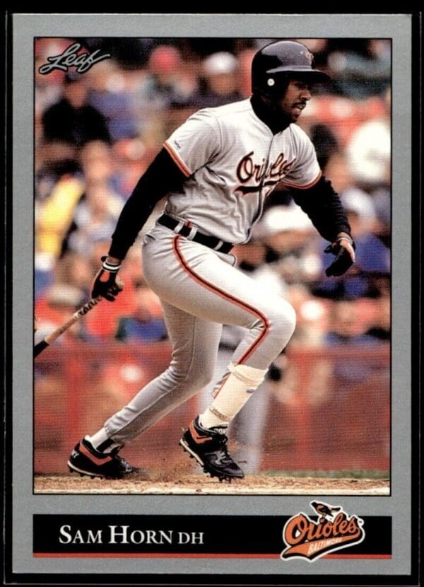 1992 Leaf Baltimore Orioles #219 Sam Horn