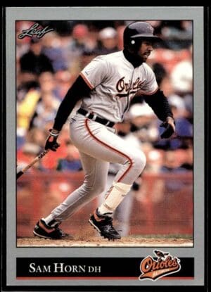 1992 Leaf Baltimore Orioles #219 Sam Horn