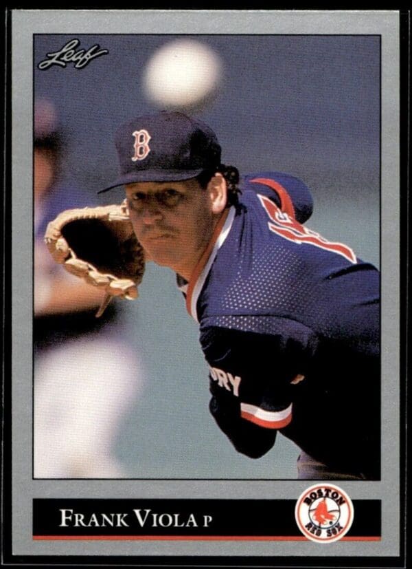 _10 1992 Leaf Boston Red Sox #221 Frank Viola