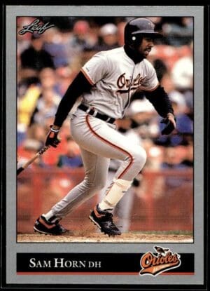 1992 Leaf Baltimore Orioles #219 Sam Horn