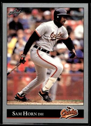 1992 Leaf Baltimore Orioles #219 Sam Horn