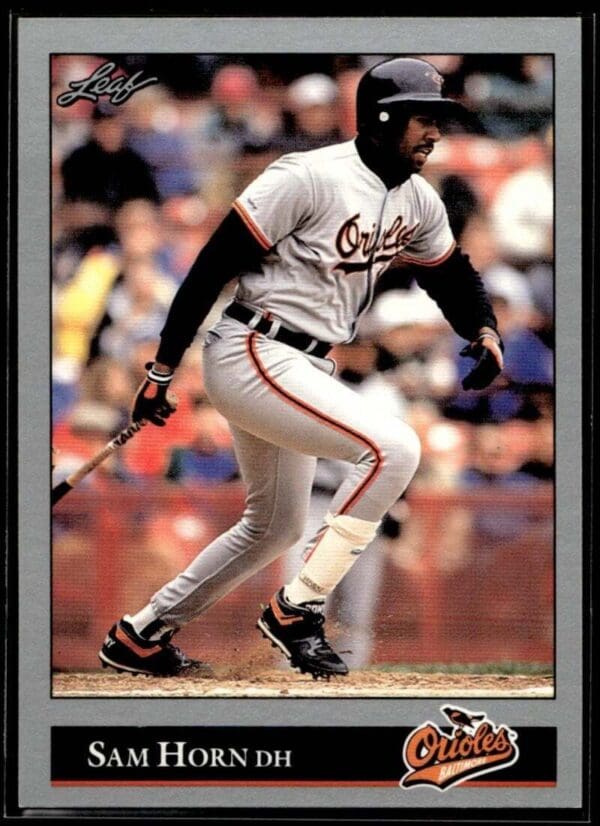 1992 Leaf Baltimore Orioles #219 Sam Horn