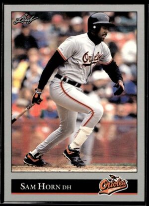 1992 Leaf Baltimore Orioles #219 Sam Horn