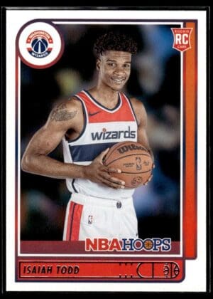 2021 NBA Hoops Washington Wizards #241 Isaiah Todd RC Rookie
