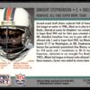 1990 Pro Set Super Bowl 160 Miami Dolphins #72 Dwight Stephenson