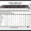 2022 Topps Holiday Montgomery Biscuits #HW171 Vidal Brujan RC Rookie