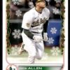 2022 Topps Holiday Oakland Athletics #HW38 Nick Allen RC Rookie