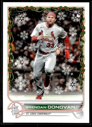 2022 Topps Holiday St. Louis Cardinals #HW61 Brendan Donovan RC Rookie