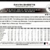2022 Topps Holiday Chicago White Sox #HW174 Gavin Sheets RC Rookie