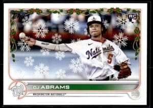2022 Topps Holiday Washington Nationals #HW112 CJ Abrams RC Rookie