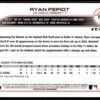 2022 Topps Holiday Los Angeles Dodgers #HW168 Ryan Pepiot RC Rookie