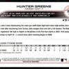 2022 Topps Holiday Cincinnati Reds #HW130 Hunter Greene RC Rookie