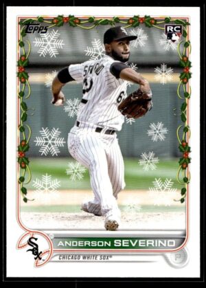 2022 Topps Holiday Chicago White Sox #HW49 Anderson Severino RC Rookie