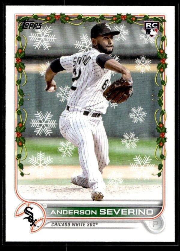 2022 Topps Holiday Chicago White Sox #HW49 Anderson Severino RC Rookie