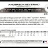2022 Topps Holiday Chicago White Sox #HW49 Anderson Severino RC Rookie