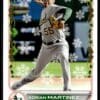 2022 Topps Holiday Oakland Athletics #HW76 Adrian Martinez RC Rookie