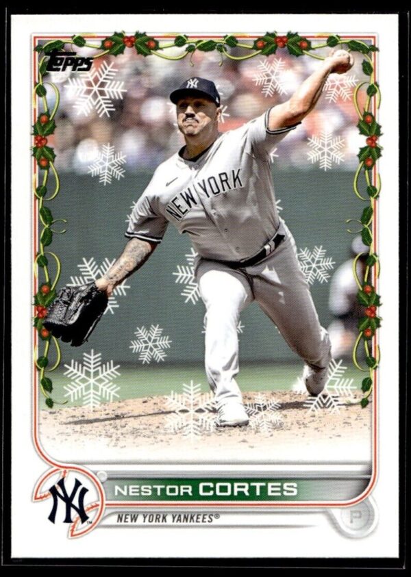 _10 2022 Topps Holiday New York Yankees #HW164 Nestor Cortes