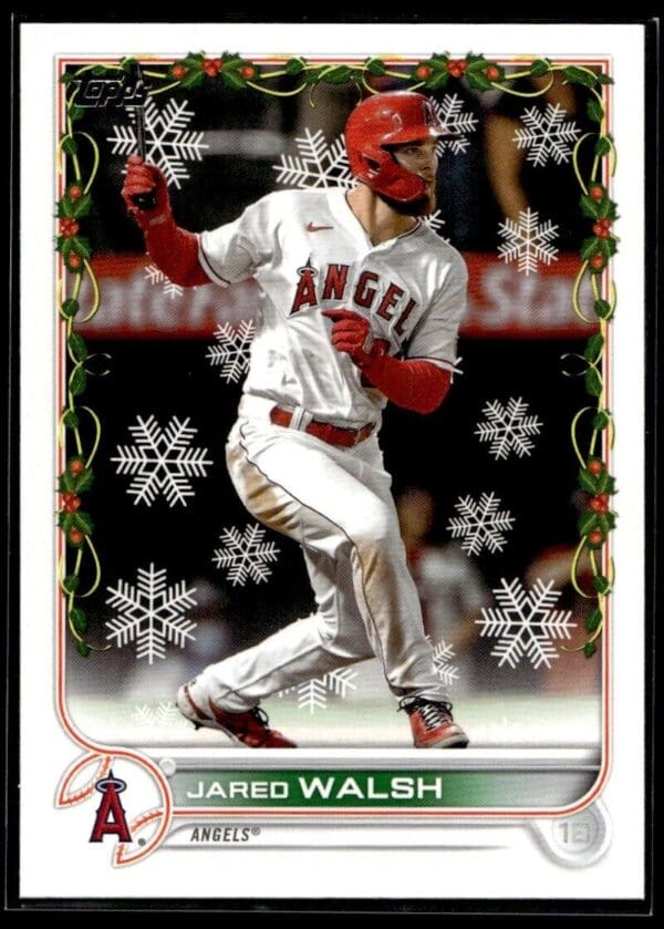 2022 Topps Holiday Los Angeles Angels #HW5 Jared Walsh
