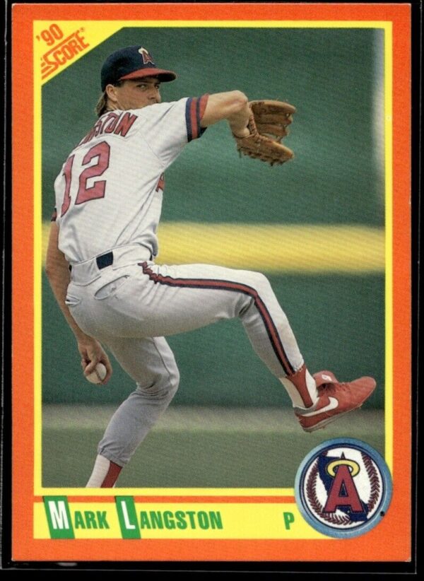 _10 1990 Score Rookie & Traded California Angels #11T Mark Langston