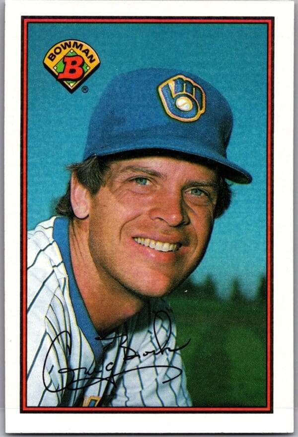 1989 Bowman Milwaukee Brewers #143 Greg Brock