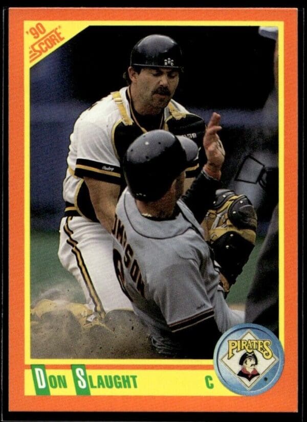 1990 Score Rookie & Traded Pittsburgh Pirates #13T Don Slaught