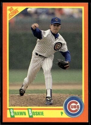_10 1990 Score Rookie & Traded Chicago Cubs #94T Shawn Boskie RC Rookie
