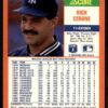 1990 Score Rookie & Traded New York Yankees #63T Rick Cerone