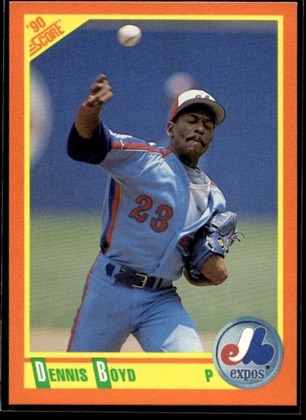 1990 Score Rookie & Traded Montreal Expos #24T Dennis Boyd
