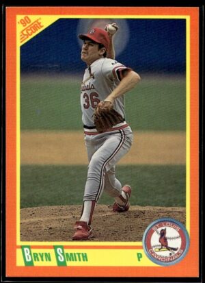 1990 Score Rookie & Traded St. Louis Cardinals #55T Bryn Smith