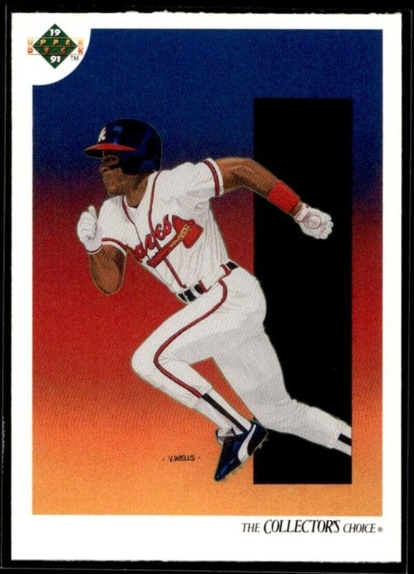 1991 Upper Deck Team Logo Holograms Atlanta Braves #82 Ron Gant