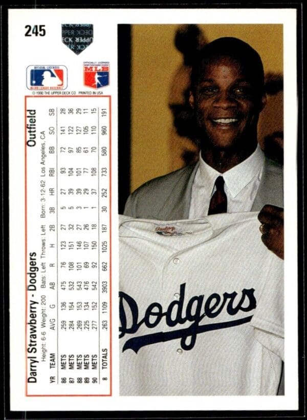 1991 Upper Deck Chicago Cubs #31 Darryl Strawberry