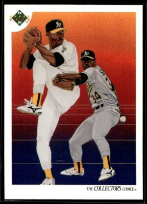 1991 Upper Deck Team Logo Holograms Oakland Athletics #28 Dave Stewart