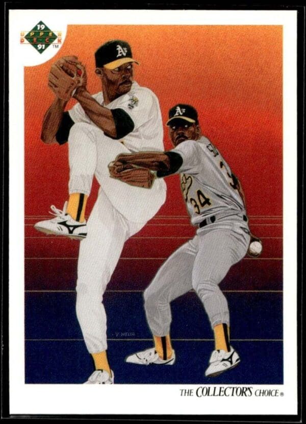 1991 Upper Deck Team Logo Holograms Oakland Athletics #28 Dave Stewart