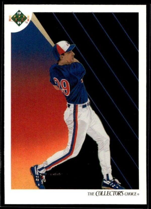 1991 Upper Deck Team Logo Holograms Montreal Expos #96 Tim Wallach