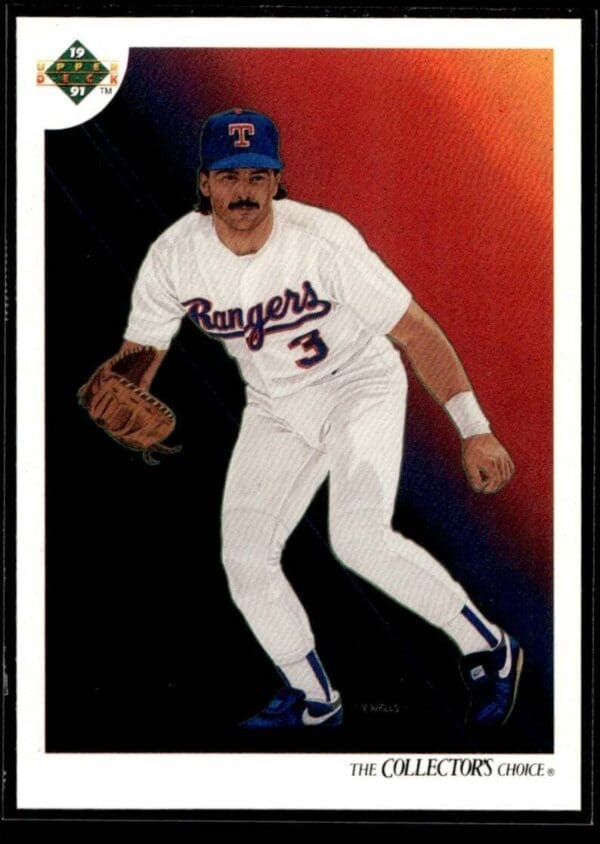 1991 Upper Deck Team Logo Holograms Texas Rangers #30 Rafael Palmeiro