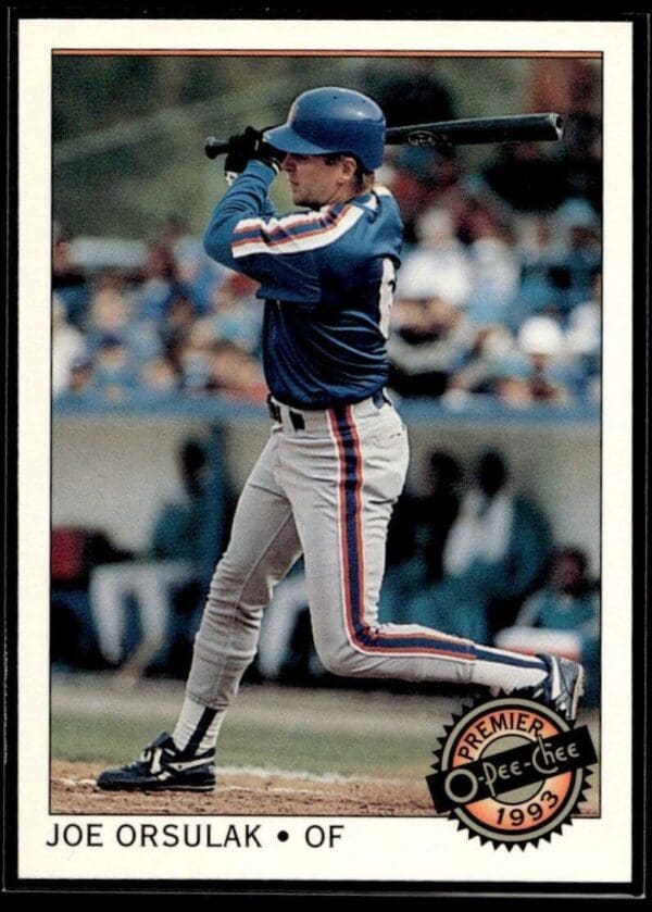 1993 O-Pee-Chee Premier New York Mets #55 Joe Orsulak