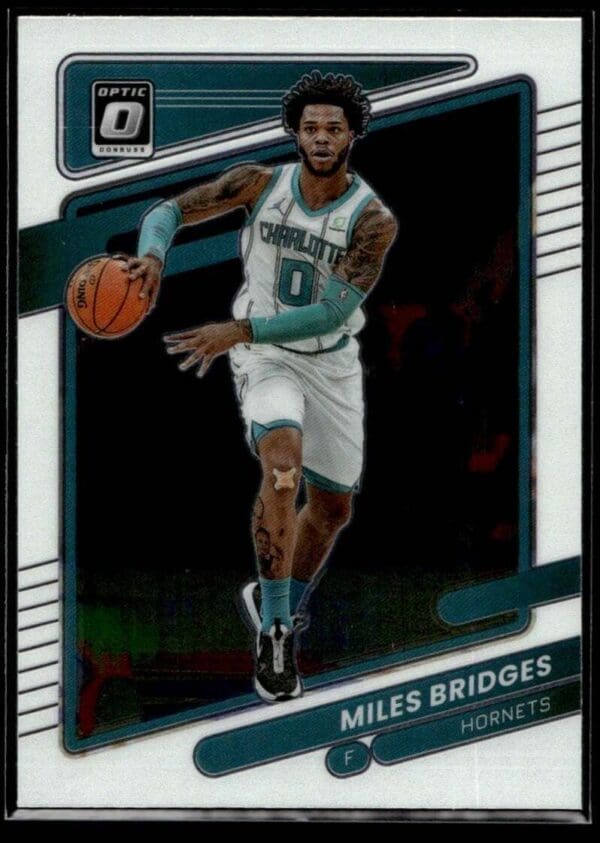 2021 Donruss Optic Charlotte Hornets #107 Miles Bridges