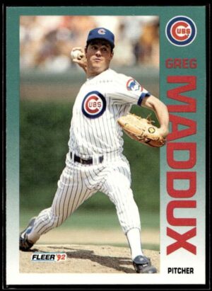 1992 Fleer Chicago Cubs #386 Greg Maddux