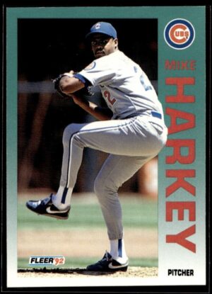 1992 Fleer Chicago Cubs #382 Mike Harkey