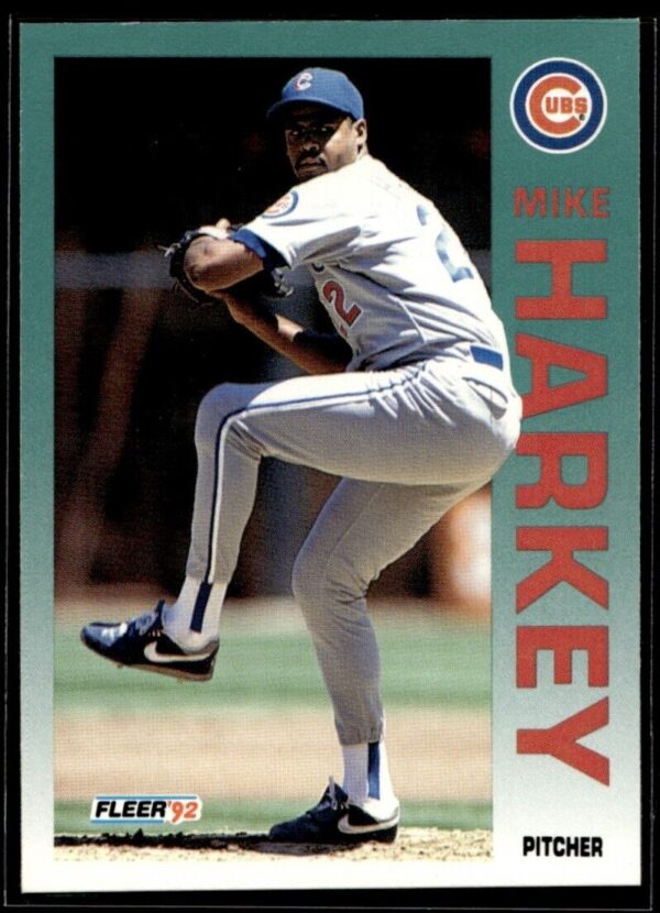 1992 Fleer Chicago Cubs #382 Mike Harkey