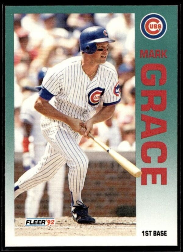 1992 Fleer Chicago Cubs #381 Mark Grace