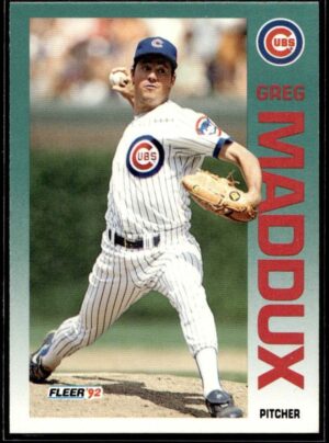 1992 Fleer Chicago Cubs #386 Greg Maddux