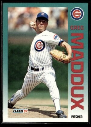 1992 Fleer Chicago Cubs #386 Greg Maddux