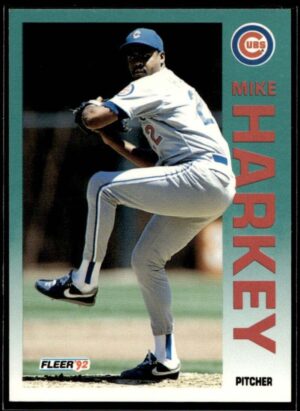 1992 Fleer Chicago Cubs #382 Mike Harkey