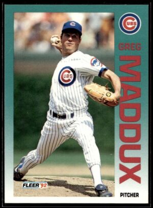 1992 Fleer Chicago Cubs #386 Greg Maddux
