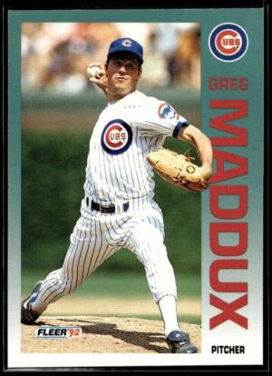 1992 Fleer Chicago Cubs #386 Greg Maddux