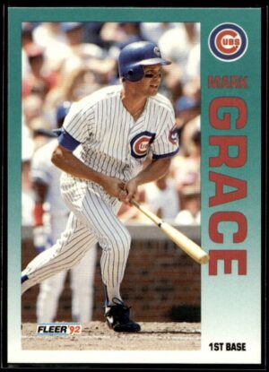 1992 Fleer Chicago Cubs #381 Mark Grace