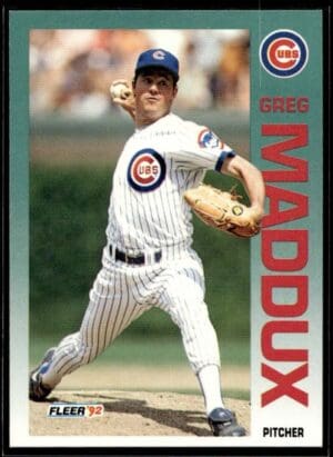 1992 Fleer Chicago Cubs #386 Greg Maddux