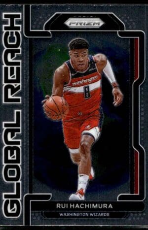 2021 Panini Prizm Global Reach Washington Wizards #6 Rui Hachimura