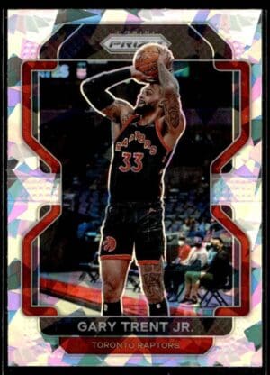 2021 Panini Prizm Toronto Raptors #131 Gary Trent Jr. Cracked Ice